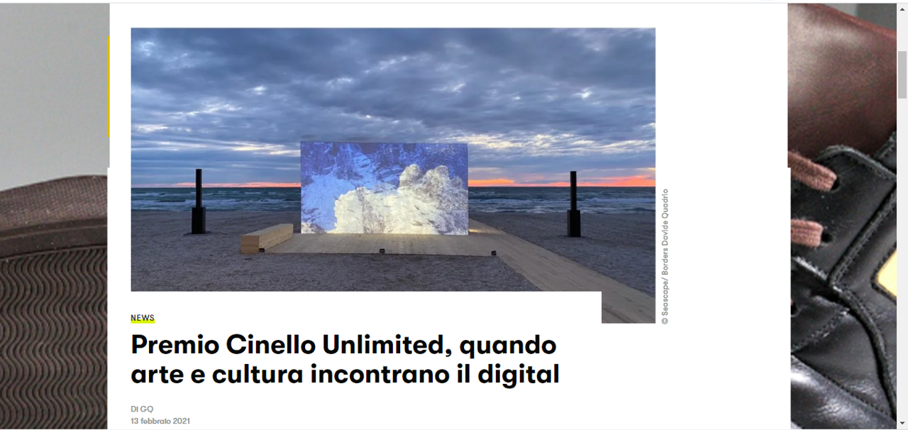 Premio Cinello Unlimited, quando arte e cultura incontrano il digital